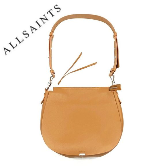 All Saints Handbags - AllSaints Captain Round Shoulder Bag Acorn